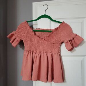 Pink Babydoll Top